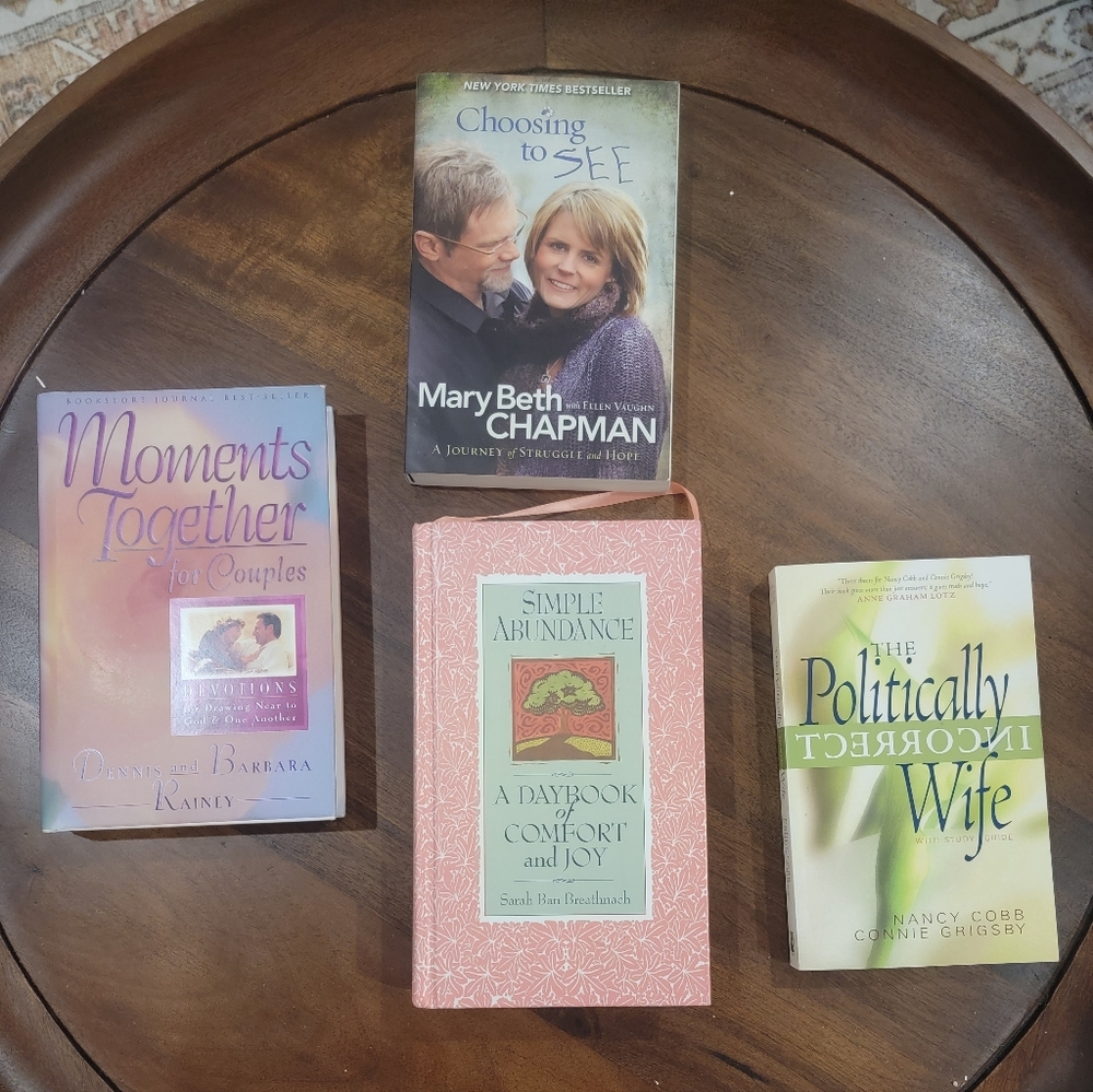 Set of 4 Christian Books for Women.  Great Condition
